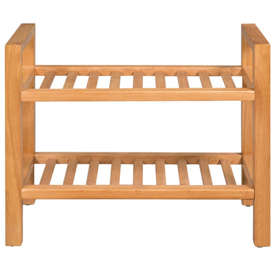 Mode Shoe Rack Solid Oak 2 Tiers Compact & Large