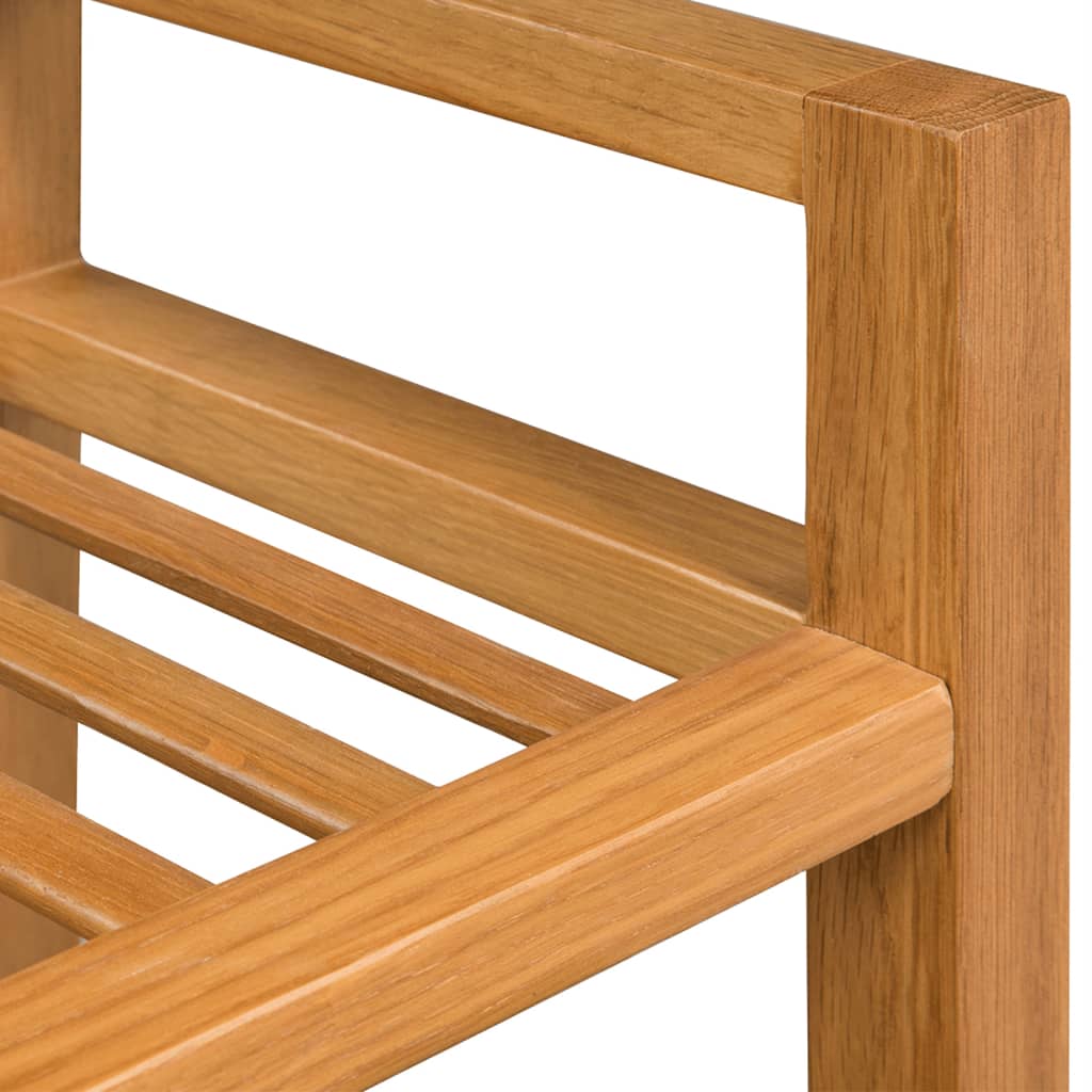Mode Shoe Rack Solid Oak 2 Tiers Compact & Large