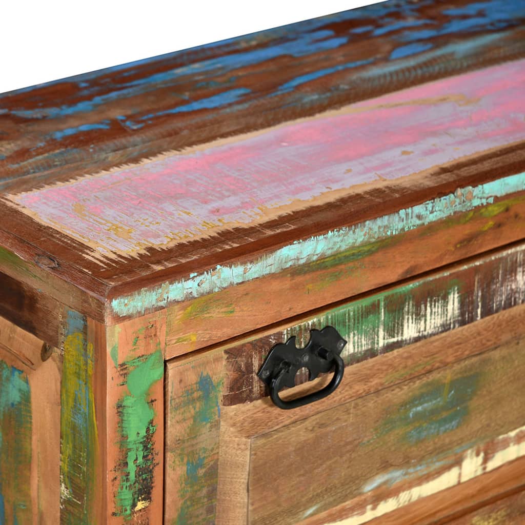 Arc Shoe Storage Bench Multicolor Solid Reclaimed Wood 1 Compartment