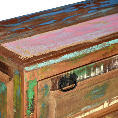 Arc Shoe Storage Bench Multicolor Solid Reclaimed Wood 1 Compartment