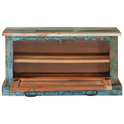 Arc Shoe Storage Bench Multicolor Solid Reclaimed Wood 1 Compartment