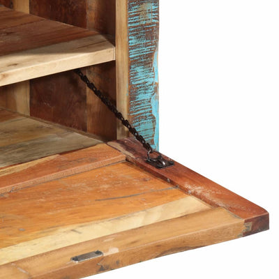Arc Shoe Storage Bench Multicolor Solid Reclaimed Wood 1 Compartment