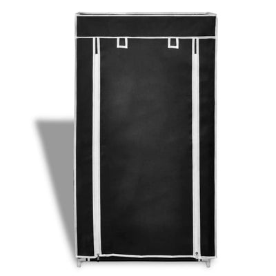 Mode Shoe Rack Fabric & Powder-Coated Steel 6 Tiers Tall & Narrow
