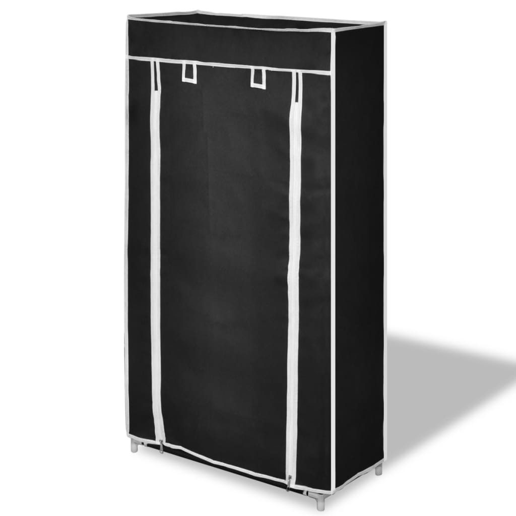 Mode Shoe Rack Fabric & Powder-Coated Steel 6 Tiers Tall & Narrow