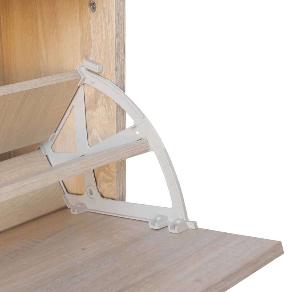 Freya Shoe Rack Oak 1 Compartment Wide & Deep