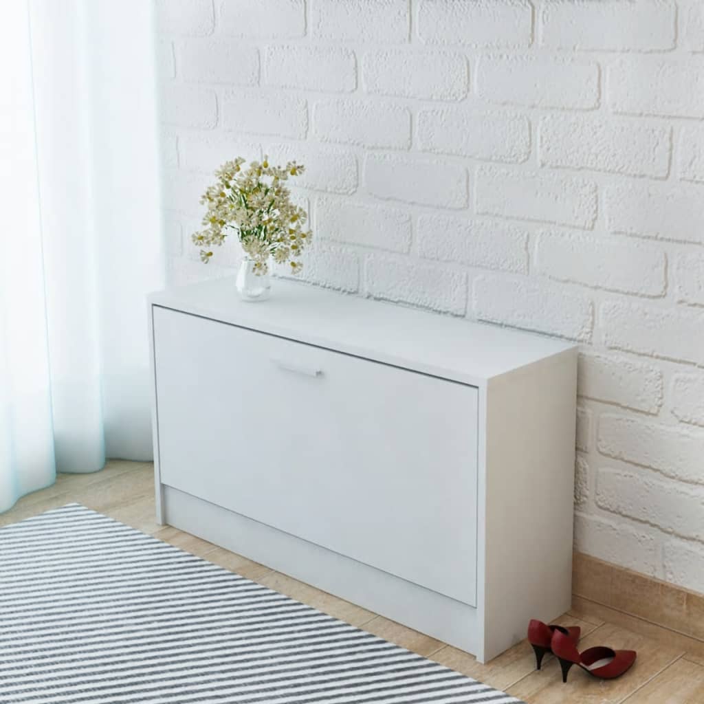 Freya Shoe Rack Oak 1 Compartment Wide & Deep