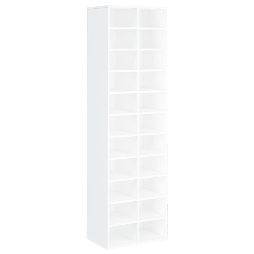 Shoe Rack Sonoma Oak 24 Compartments Tall & Skinny