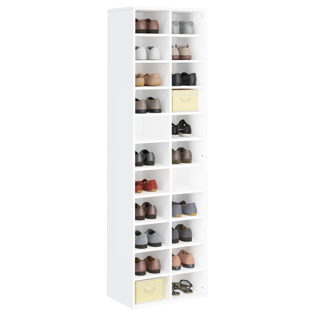 Shoe Rack Sonoma Oak 24 Compartments Tall & Skinny