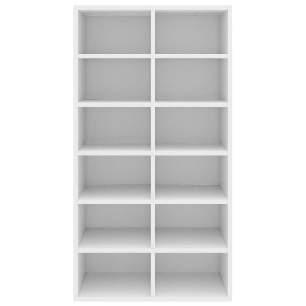 Shoe Rack Sonoma Oak 12 Compartments Tall