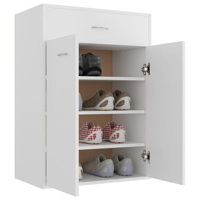 Shoe Rack Sonoma Oak 5 Compartments Rectangular