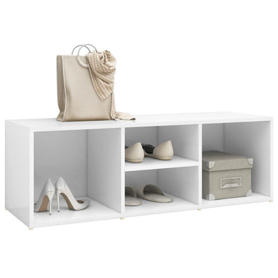 Shoe Storage Bench Natural Oak Wide & Deep 4 Compartments