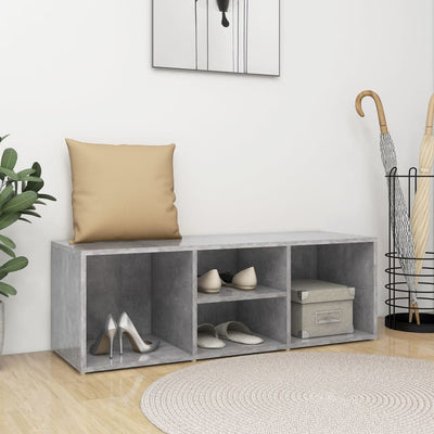 Shoe Storage Bench Natural Oak Wide & Deep 4 Compartments