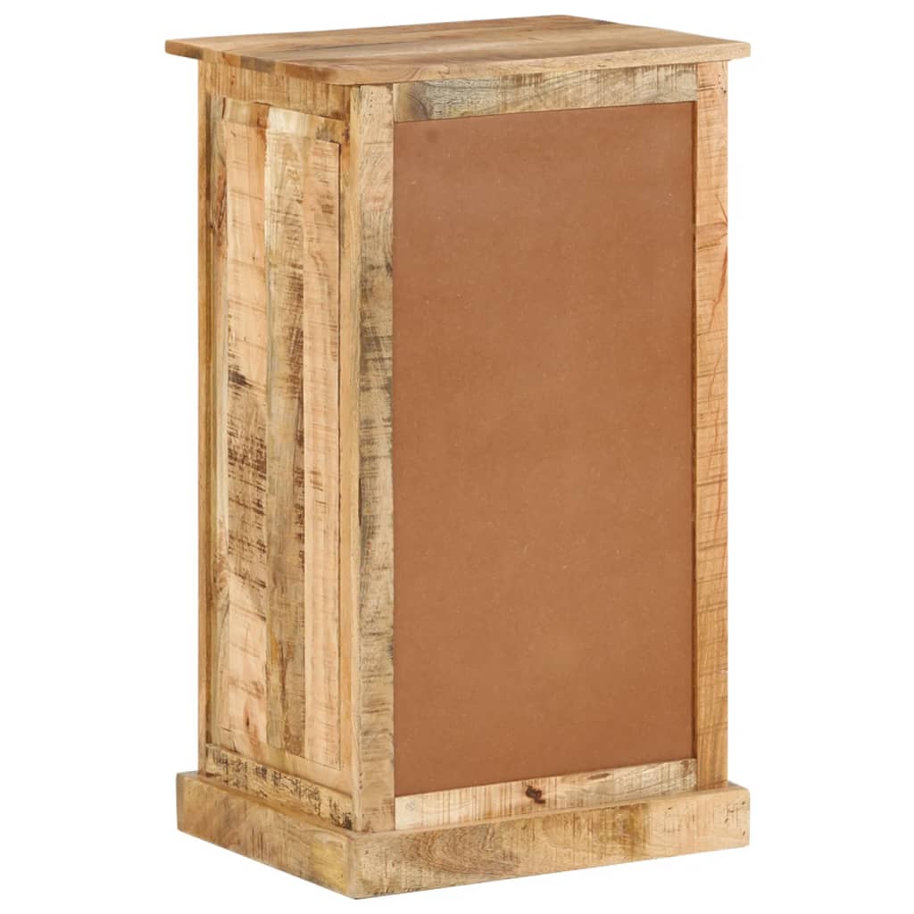 Shoe Cabinet Solid Walnut 3 Compartments Rectangular