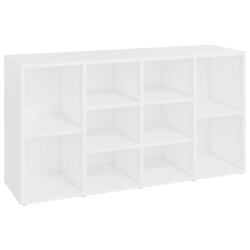 Shoe Storage Bench Natural Oak Rectangular 10 Compartments