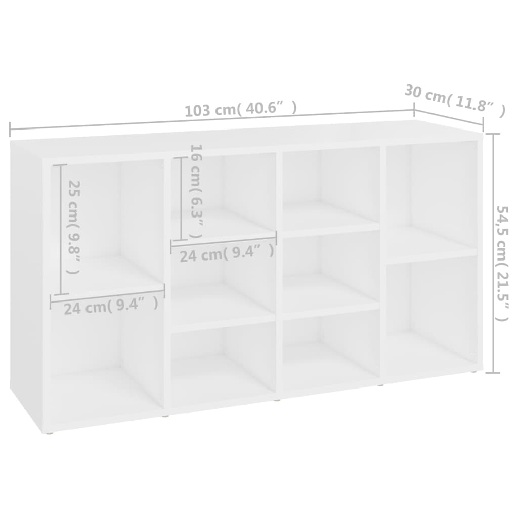 Shoe Storage Bench Natural Oak Rectangular 10 Compartments