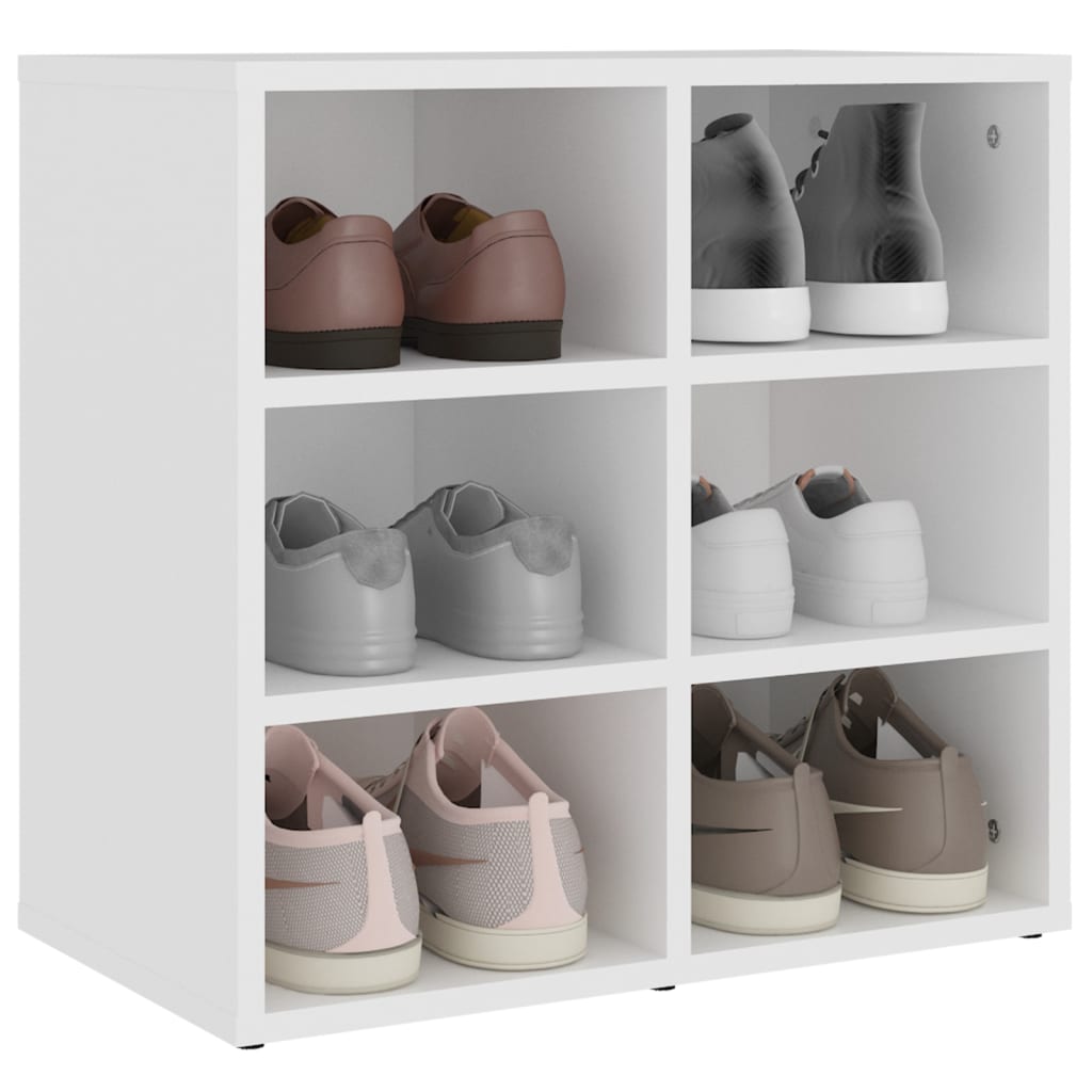Shoe Storage Cabinet Sonoma Oak 12 Compartments Wide & Long