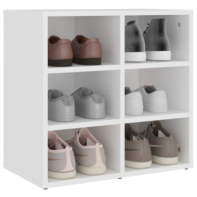 Shoe Storage Cabinet Sonoma Oak 12 Compartments Wide & Long