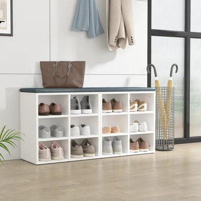 Shoe Storage Cabinet Sonoma Oak 12 Compartments Wide & Long