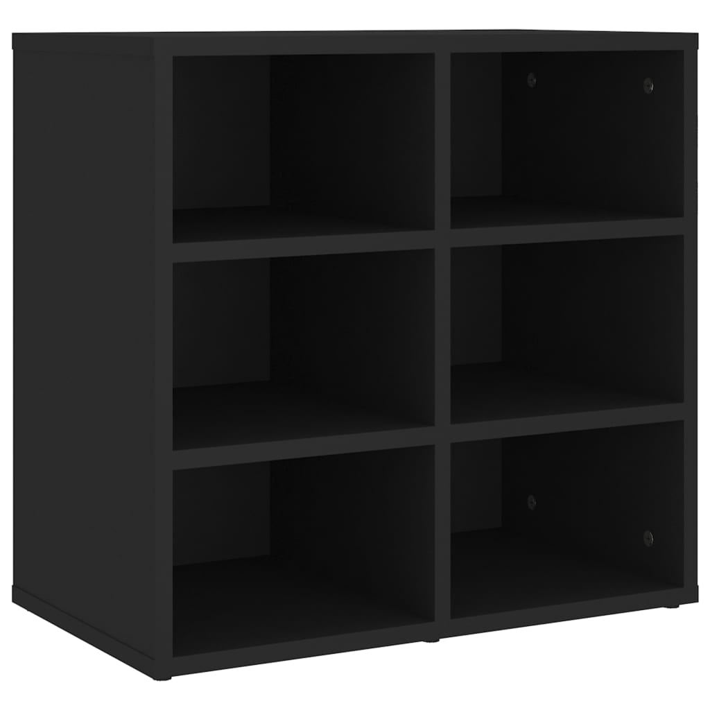 Shoe Storage Cabinet Sonoma Oak 6 Compartments Rectangular