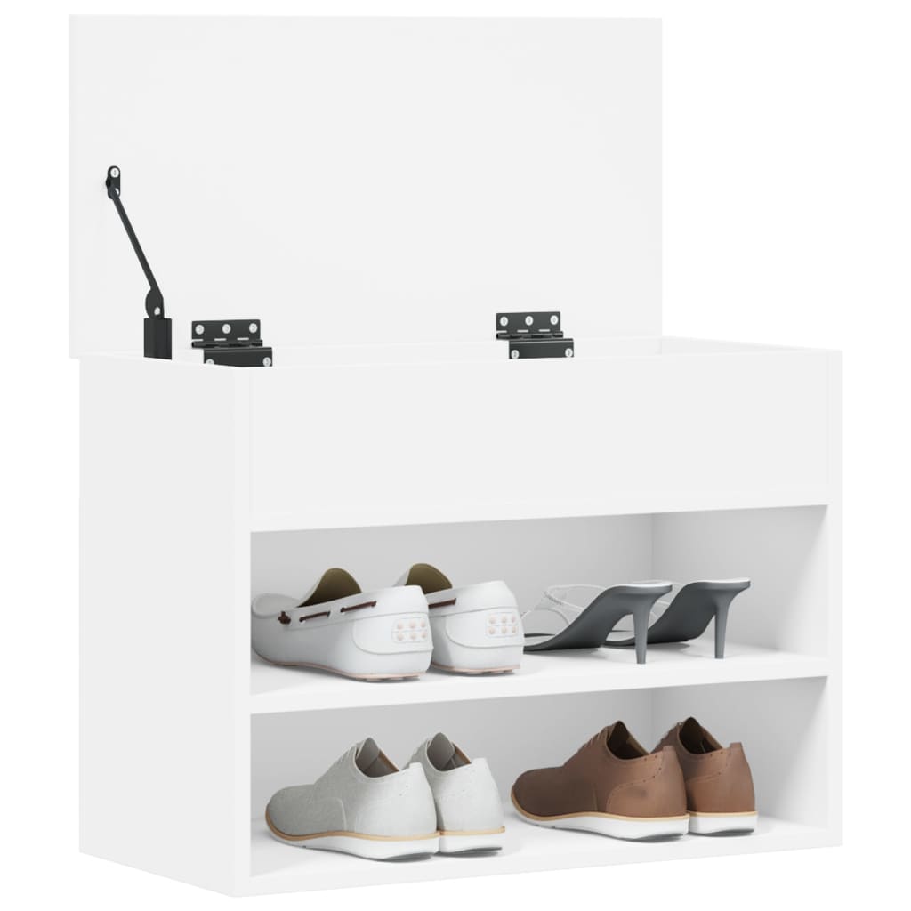 Shoe Storage Bench Sonoma Oak 3 Compartments Wide & Long