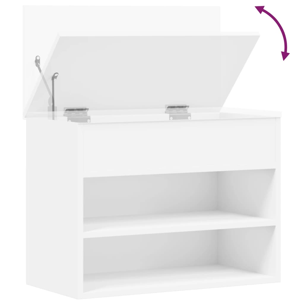 Shoe Storage Bench Sonoma Oak 3 Compartments Wide & Long