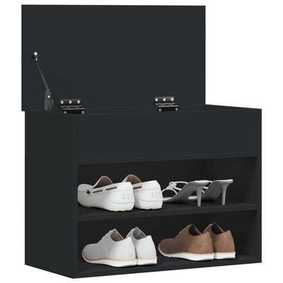 Shoe Storage Bench Sonoma Oak 3 Compartments Small