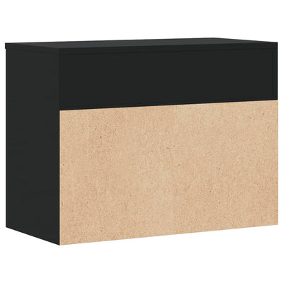 Shoe Storage Bench Sonoma Oak 3 Compartments Small