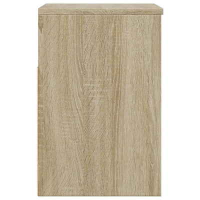 Shoe Storage Bench Sonoma Oak 3 Compartments Wide & Long