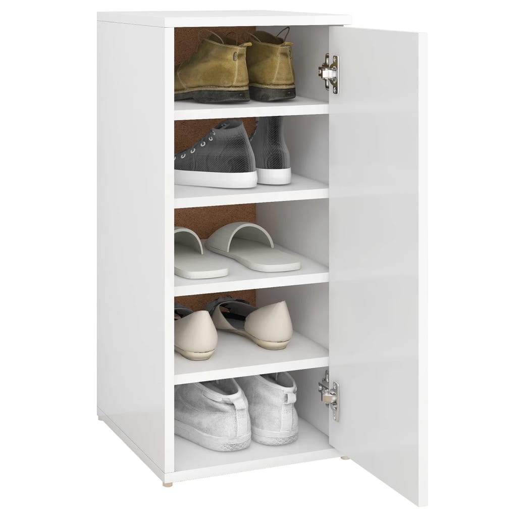 Shoe Cabinet Set Of 2 Old Pine Tall 5 Compartments