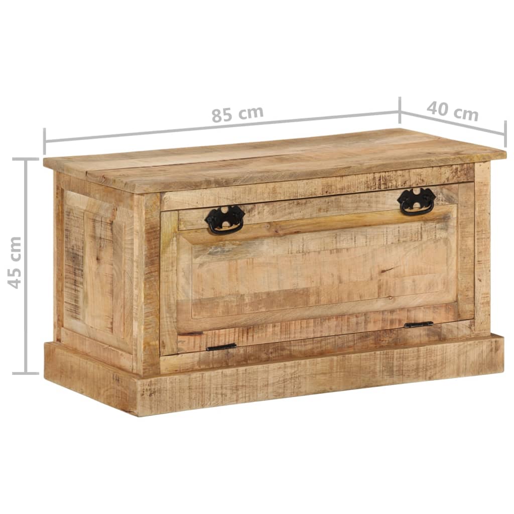 Shoe Storage Bench Natural Solid Acadia 1 Compartment