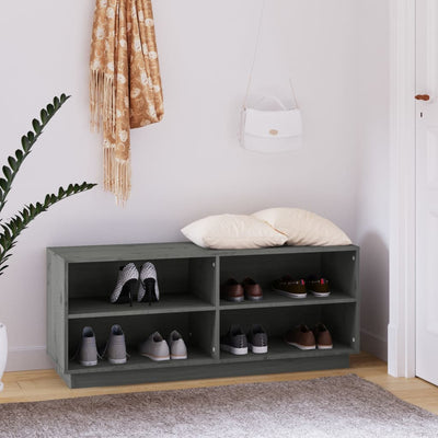 15 Pair 43" Scandinavian Solid Pine Shoe Bench