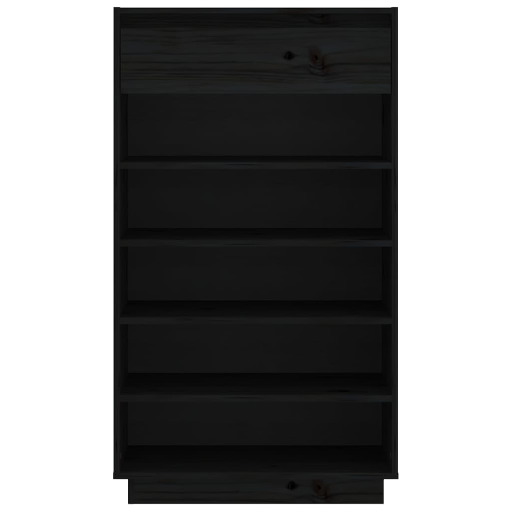 Wooden Shoe Cabinet Solid Pine 12 Compartments Tall