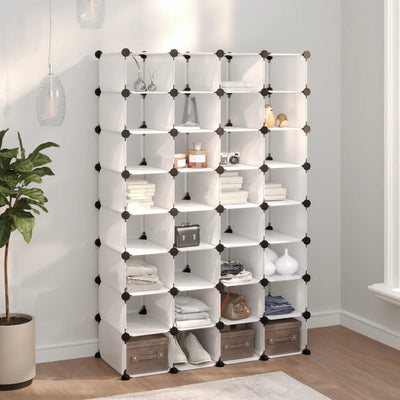 Shoe Rack Transparent Polypropylene & Steel Large Stackable