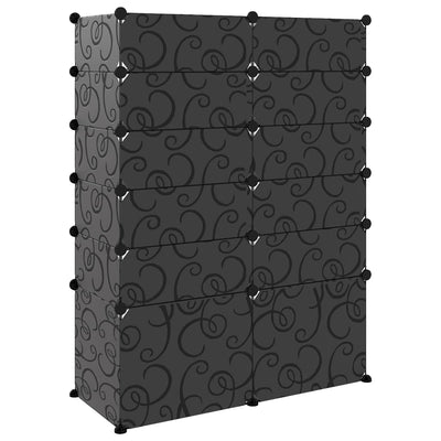 Shoe Rack Transparent Polypropylene & Steel Large