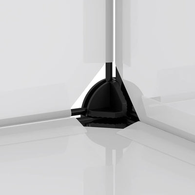 Shoe Rack Transparent Polypropylene & Steel Large