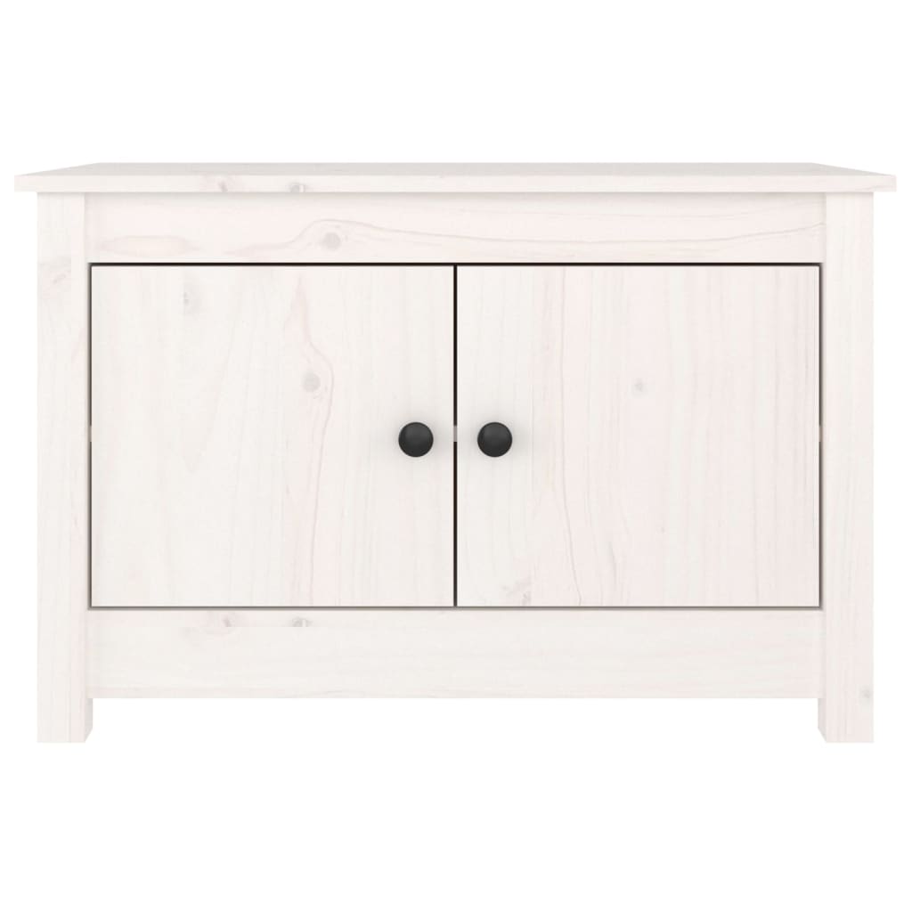 Shoe Cabinet Solid Pine Wood Wide & Deep 2 Compartments