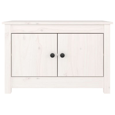 Shoe Cabinet Solid Pine Wood Wide & Deep 2 Compartments