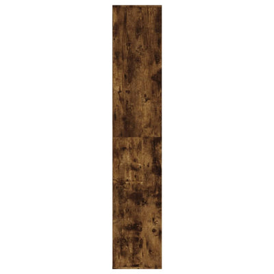 Shoe Cabinet Smoked Oak 24 Drawers Tall