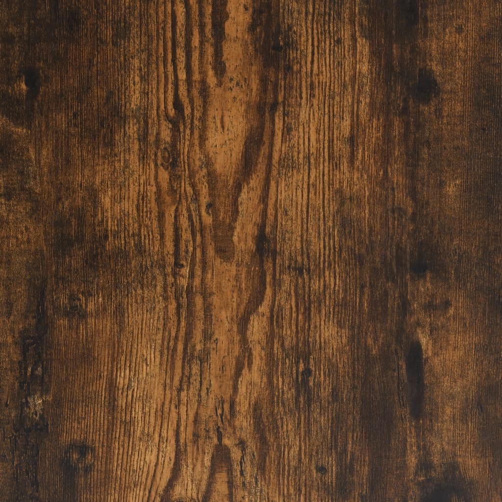 Shoe Cabinet Smoked Oak 24 Drawers Tall