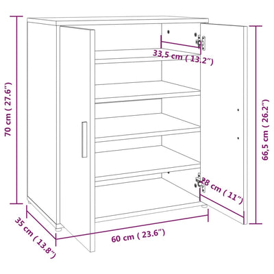 18 Pair 23" Smoked Oak Shoe Cabinet With 5 Tiers