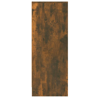 Flow Shoe Cabinet Smoked Oak 5 Drawers Tall & Wide