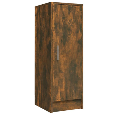 Shoe Cabinet Smoked Oak 6 Drawers Tall