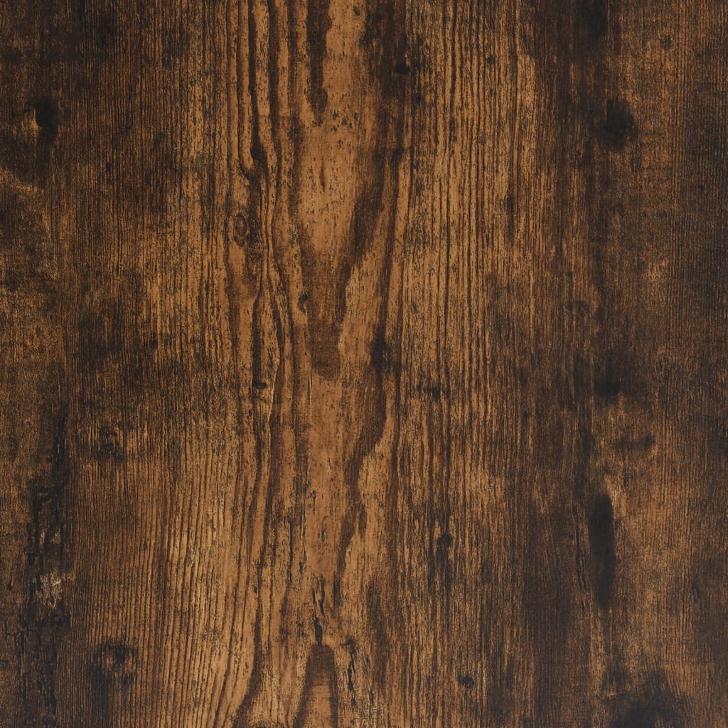 Shoe Chest Smoked Oak Wide & Deep 5 Compartments