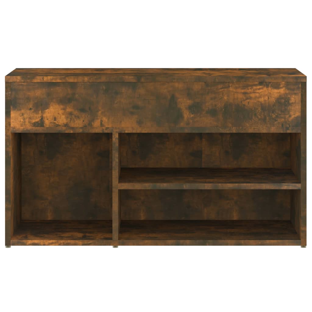 Arc Shoe Chest Smoked Oak Wide & Deep 4 Compartments