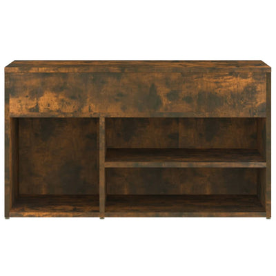Arc Shoe Chest Smoked Oak Wide & Deep 4 Compartments
