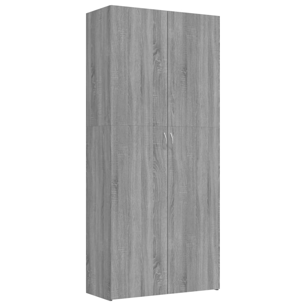 Shoe Cabinet Sonoma Reclaimed Wood 2 Compartments Tall & Skinny