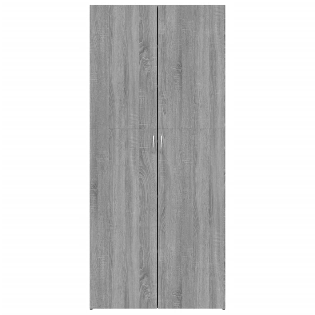 Shoe Cabinet Sonoma Reclaimed Wood 2 Compartments Tall & Skinny