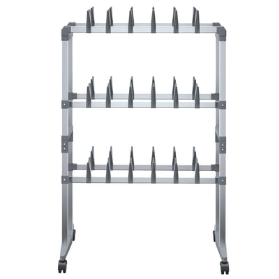 Shoe Rack Aluminum  Rollable Shoe Rack