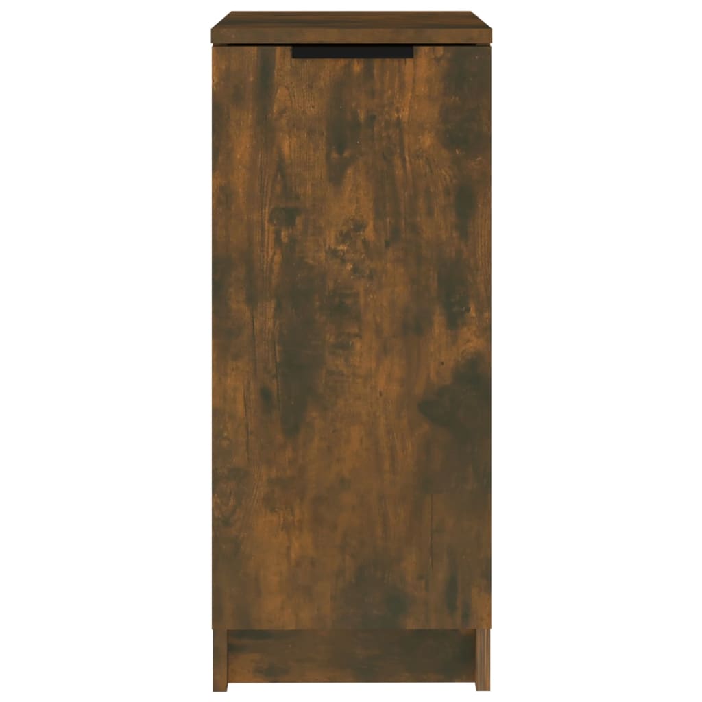 Arc Shoe Cabinet Smoked Oak Medium 4 Drawers