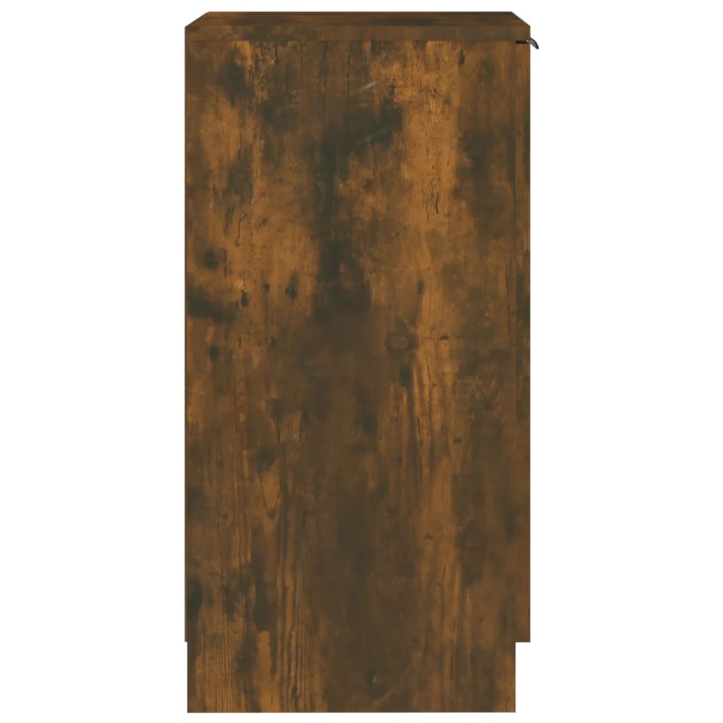 Arc Shoe Cabinet Smoked Oak Medium 4 Drawers